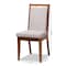 Baxton Studio Octavia ModernGrey Fabric Upholstered and Walnut Brown Finished Wood Dining Chair Set(2PC) PR 195-2PC-12143-ZORO - alternate 9